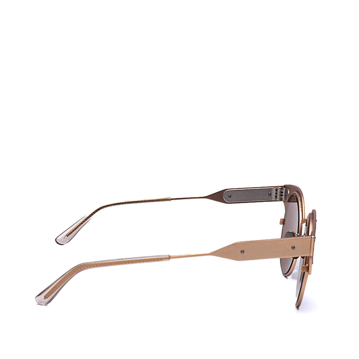 BOTTEGA VENETA -Cat Eye Ruthenium Gold Toned Sunglasses 